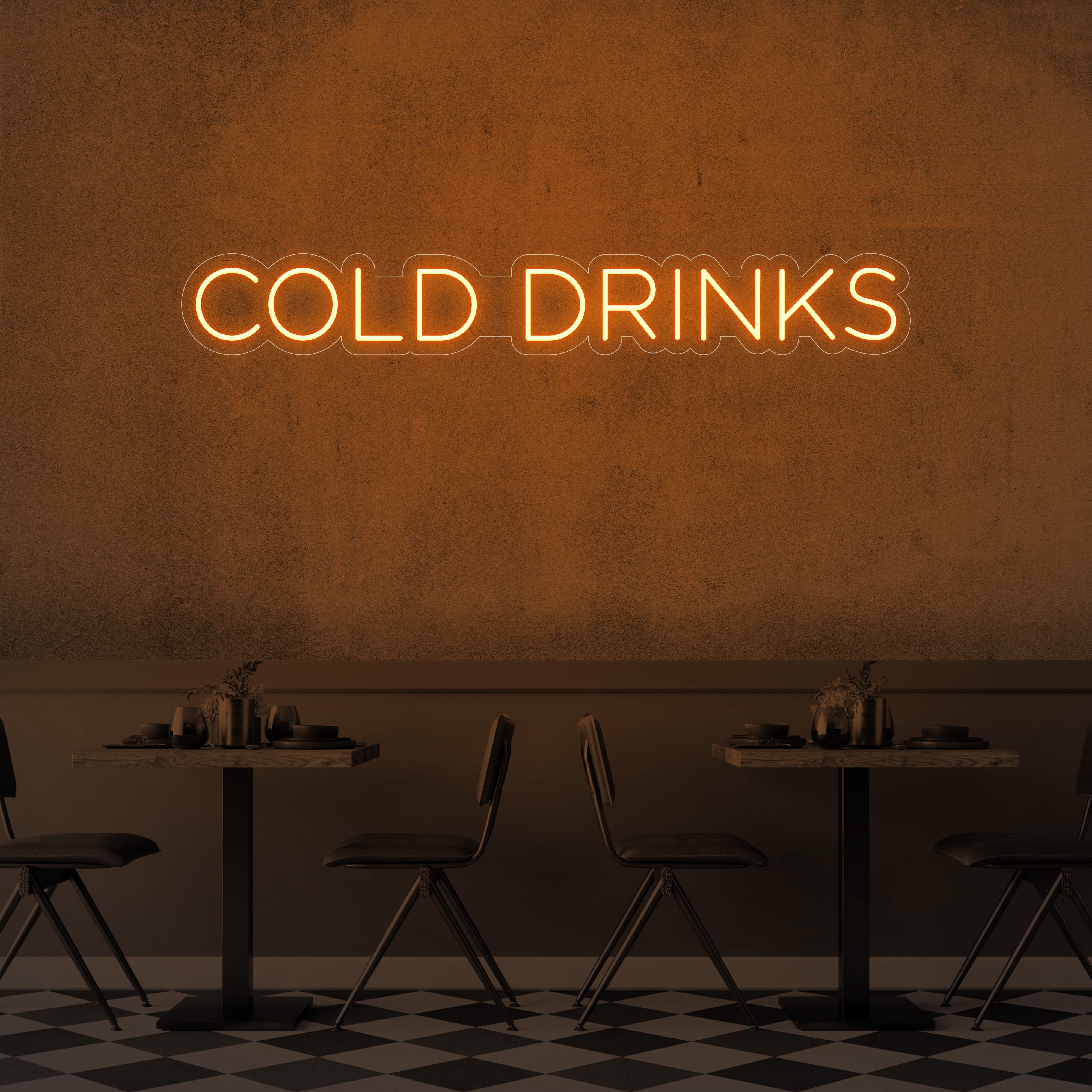 Cold Drinks LED Neon Sign