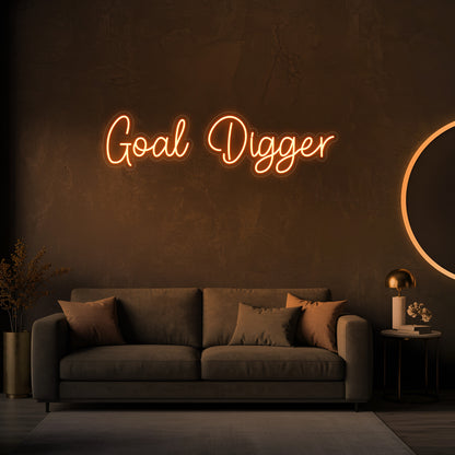 Goal Digger LED Neon Sign