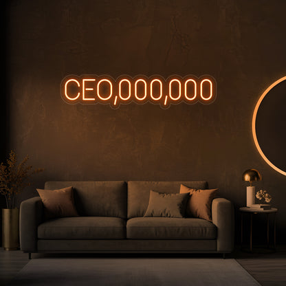 CEO,000,000 LED Neon Sign