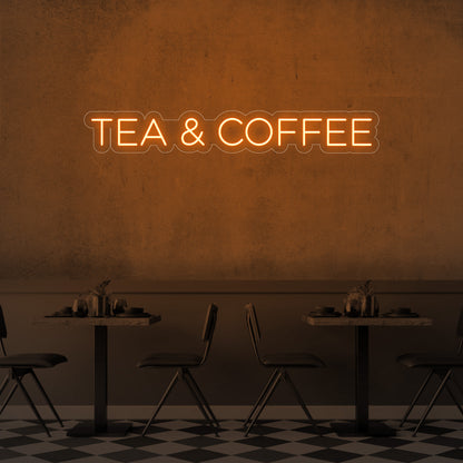 Tea & Coffee LED Neon Sign