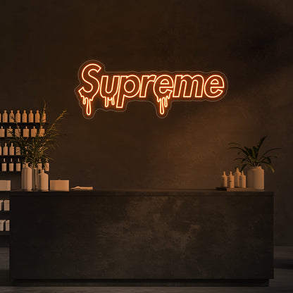 Drip Supreme LED Neon Sign