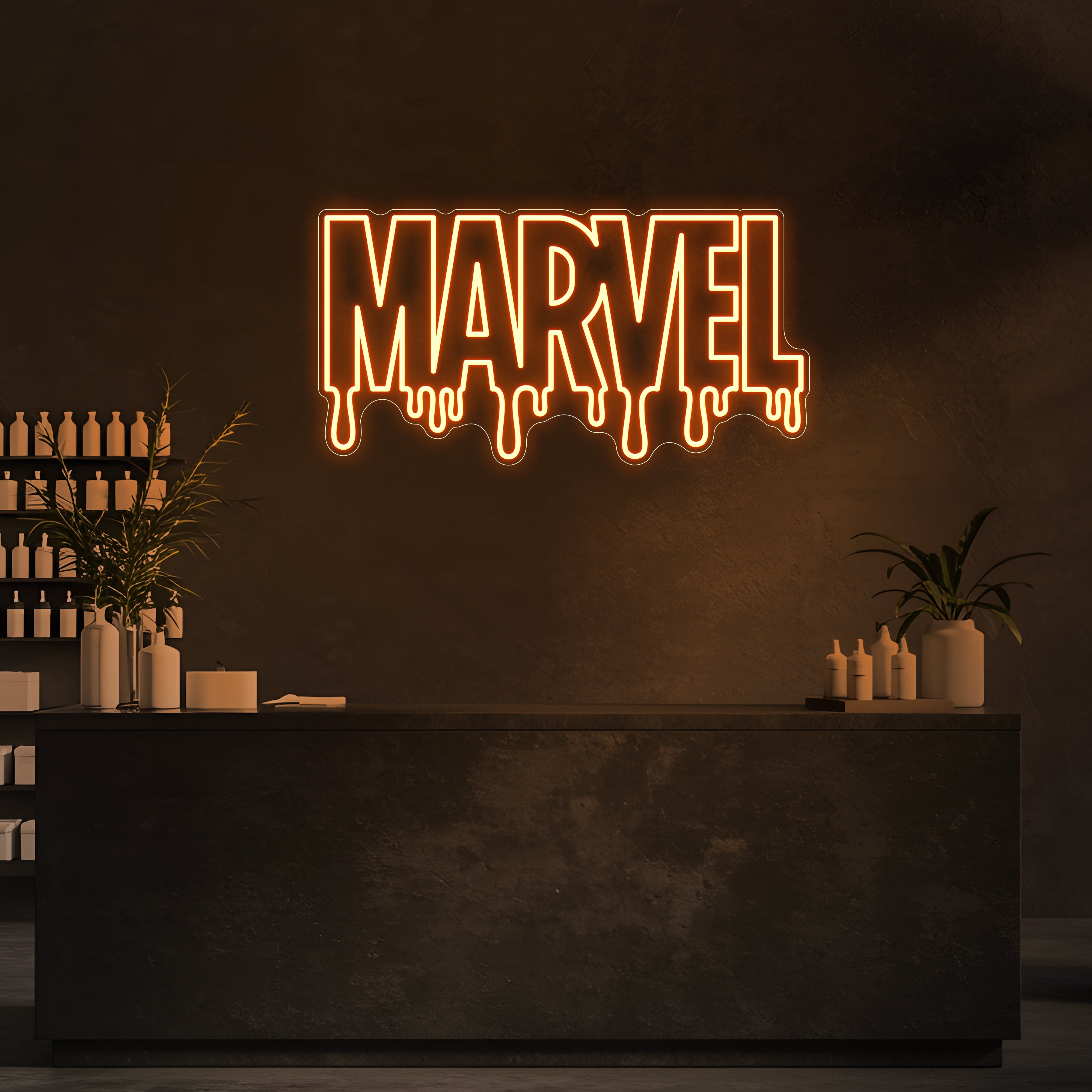Drip Marvel LED Neon Sign