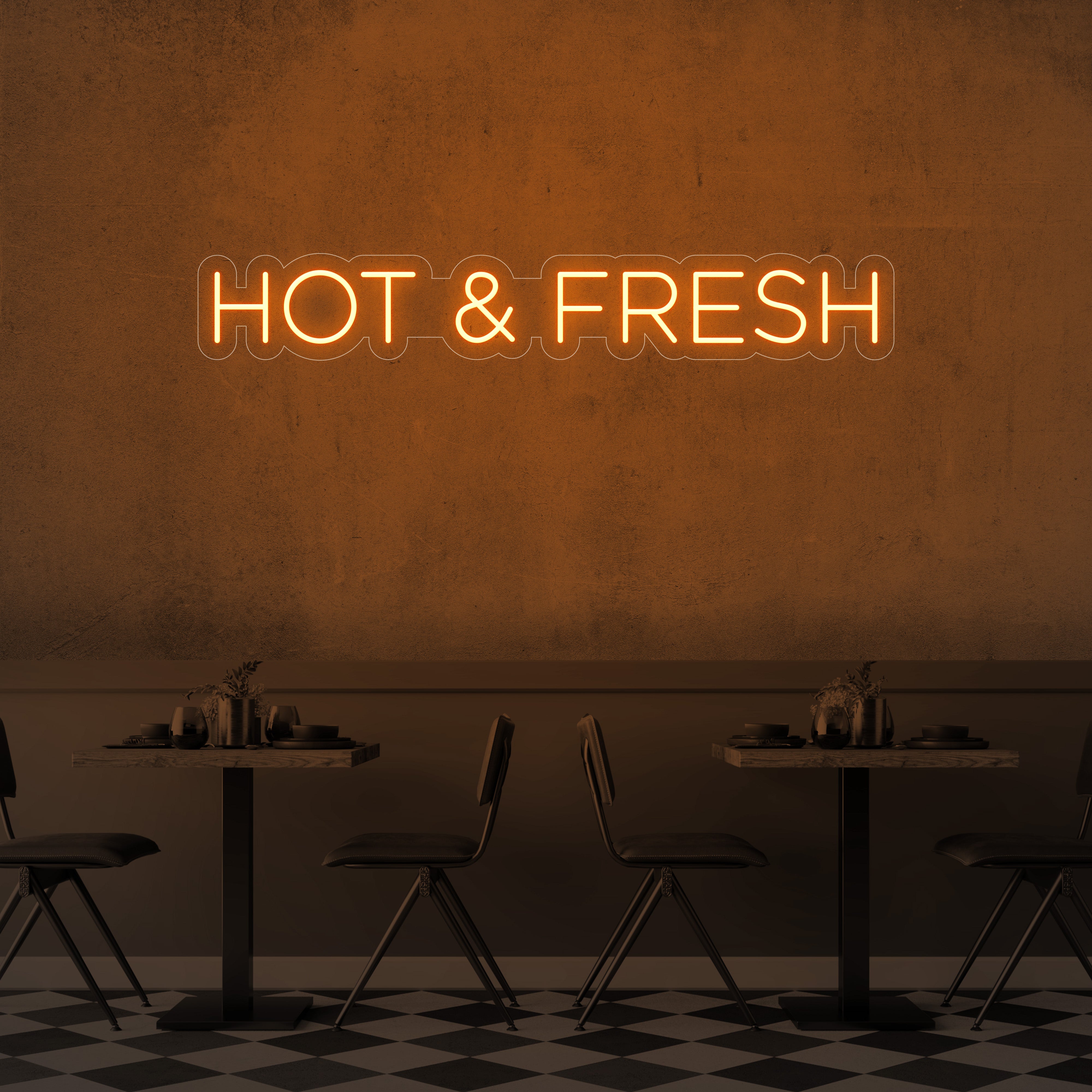 Hot & Fresh LED Neon Sign