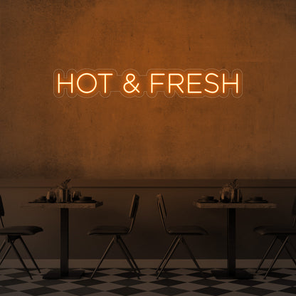 Hot & Fresh LED Neon Sign