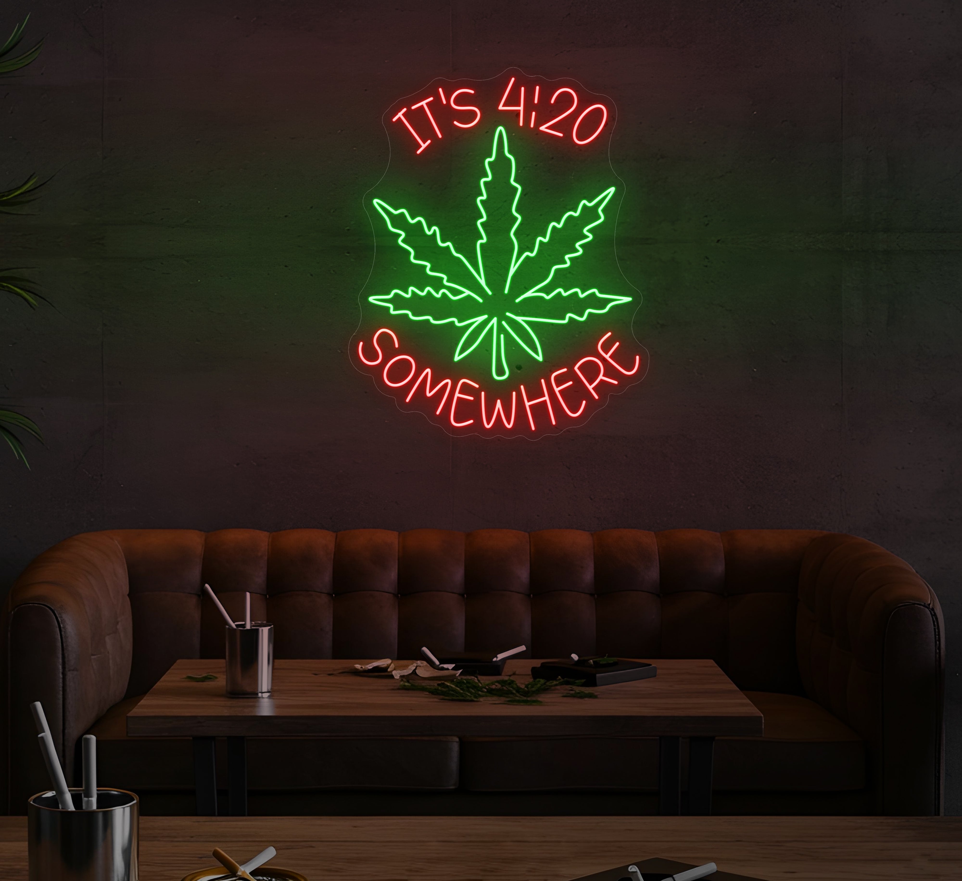 It's 4:20 Somewhere LED Neon Sign