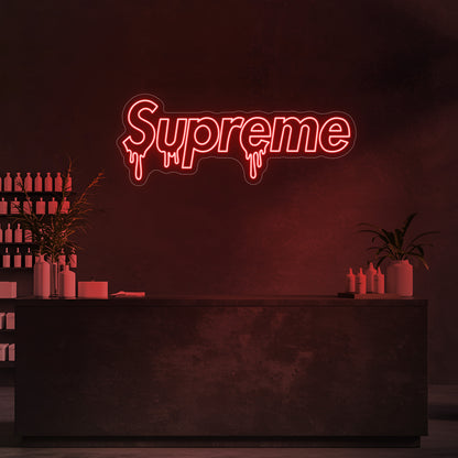 Drip Supreme LED Neon Sign