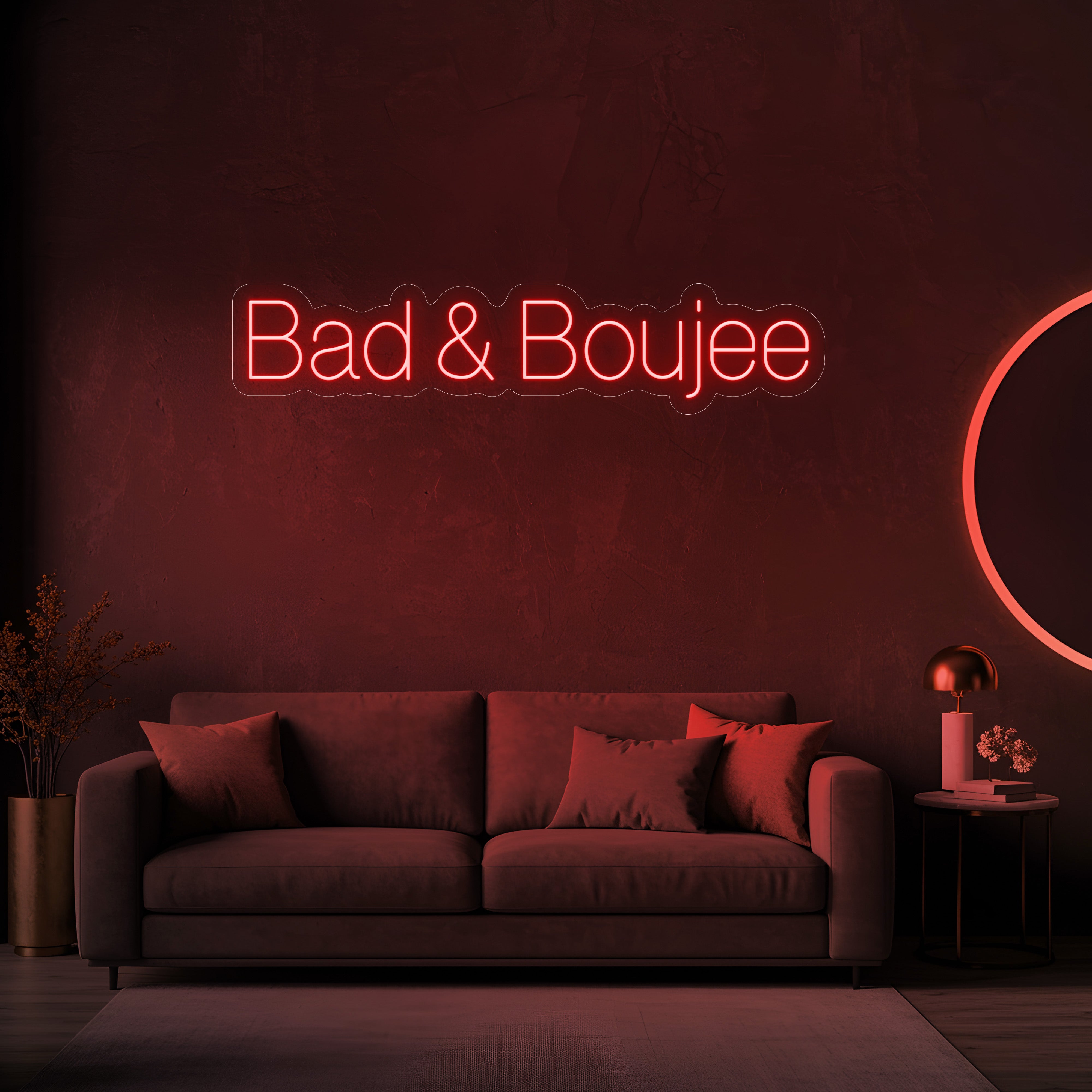 Bad & Boujee LED Neon Sign