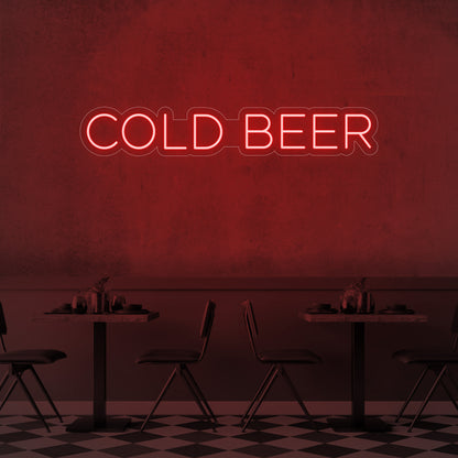 Cold Beer LED Neon Sign