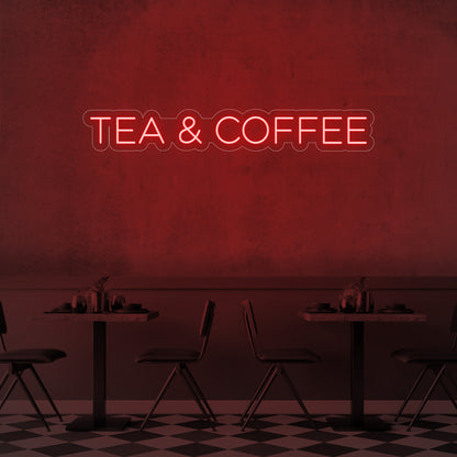 Tea & Coffee LED Neon Sign