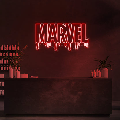 Drip Marvel LED Neon Sign