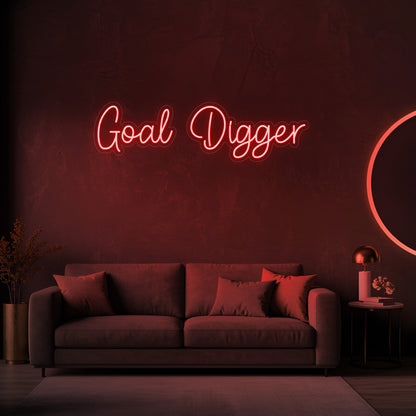 Goal Digger LED Neon Sign