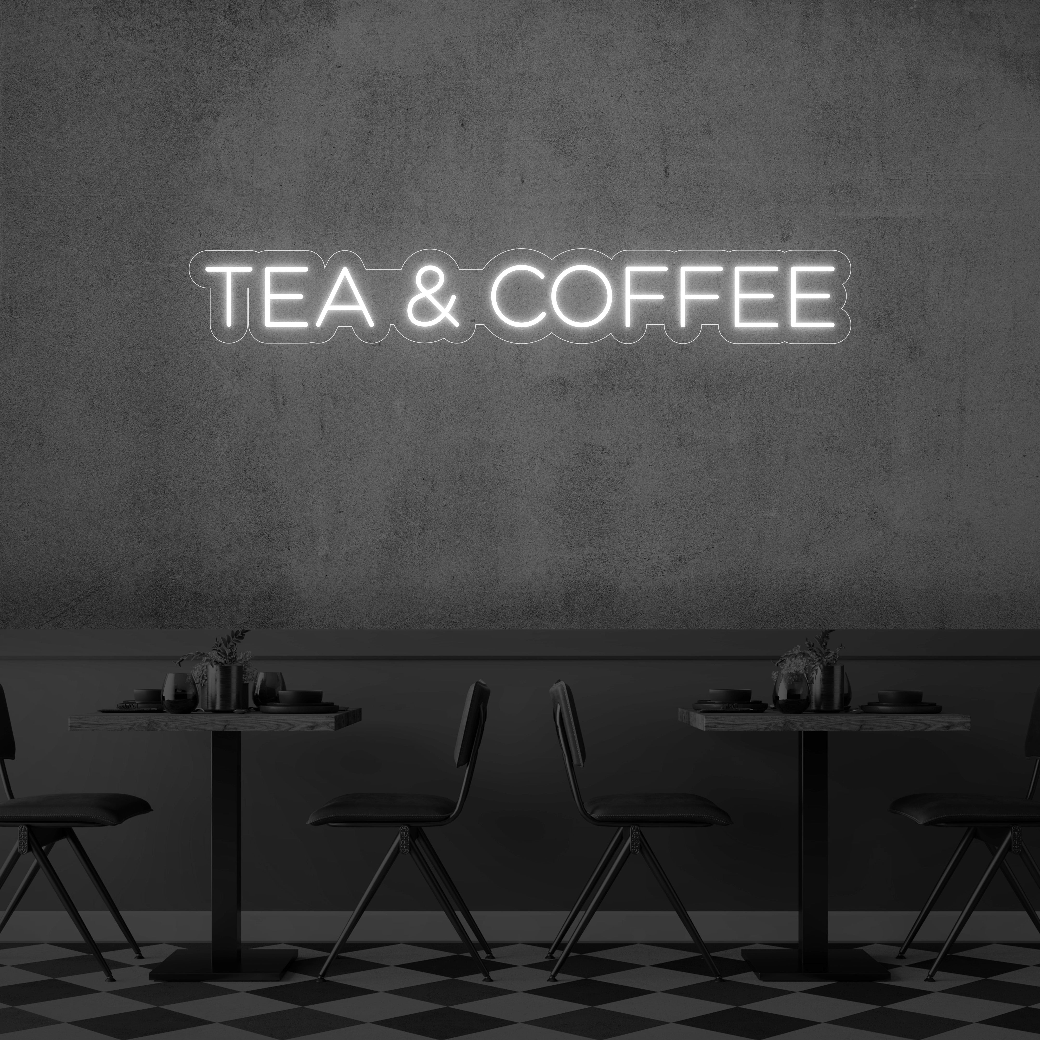 Tea & Coffee LED Neon Sign