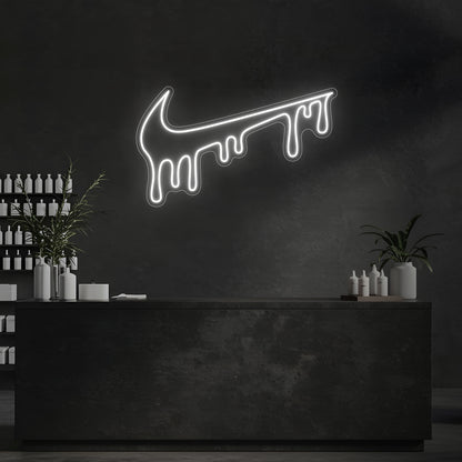 Drip Swoosh LED Neon Sign