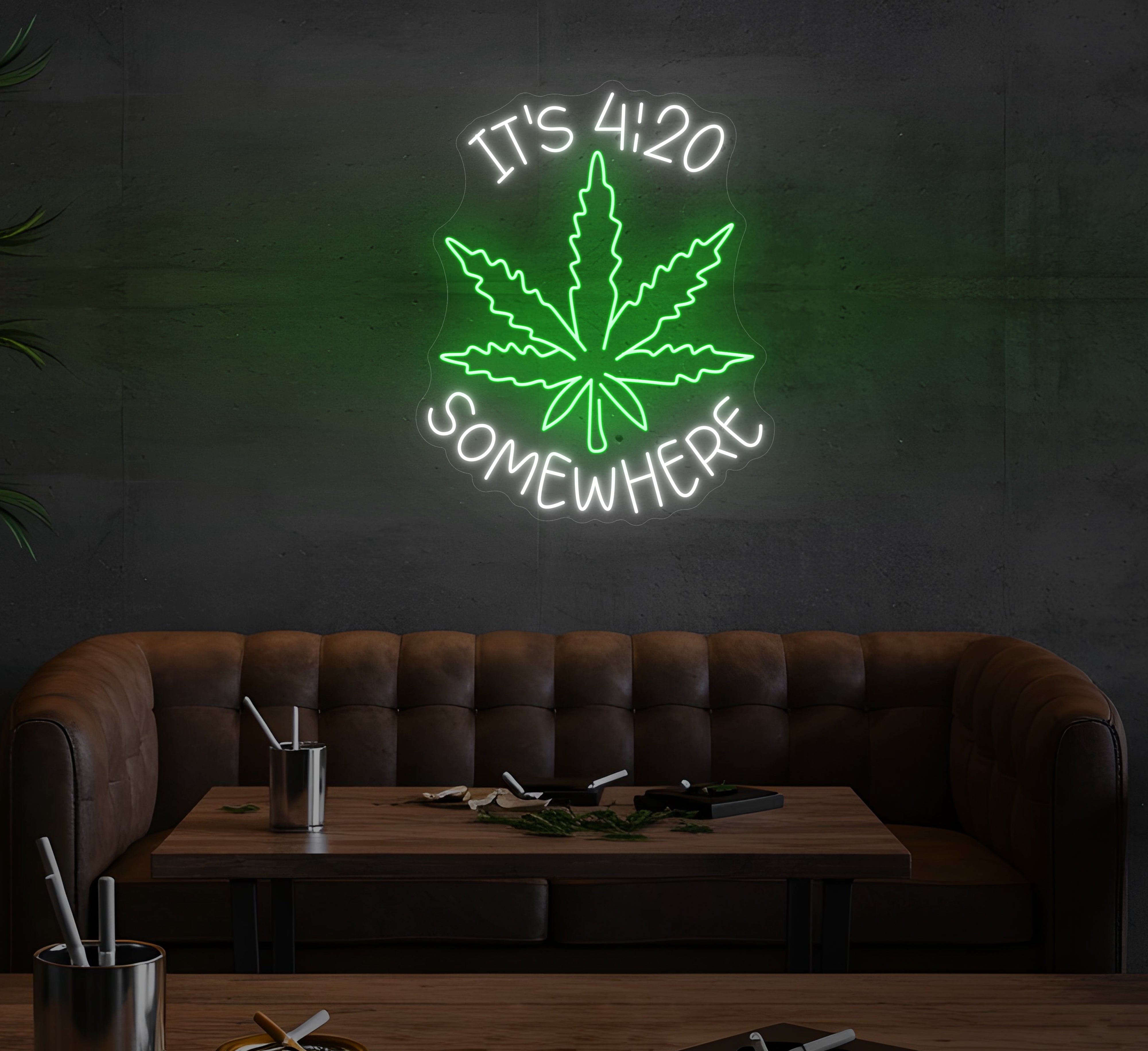 It's 4:20 Somewhere LED Neon Sign