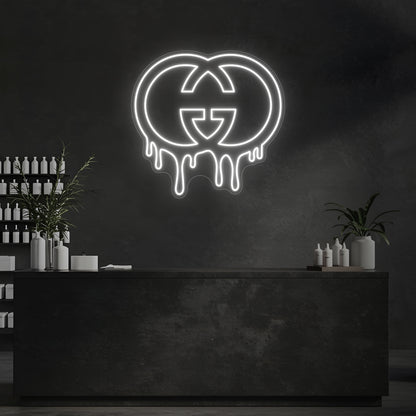 Drip GG LED Neon Sign