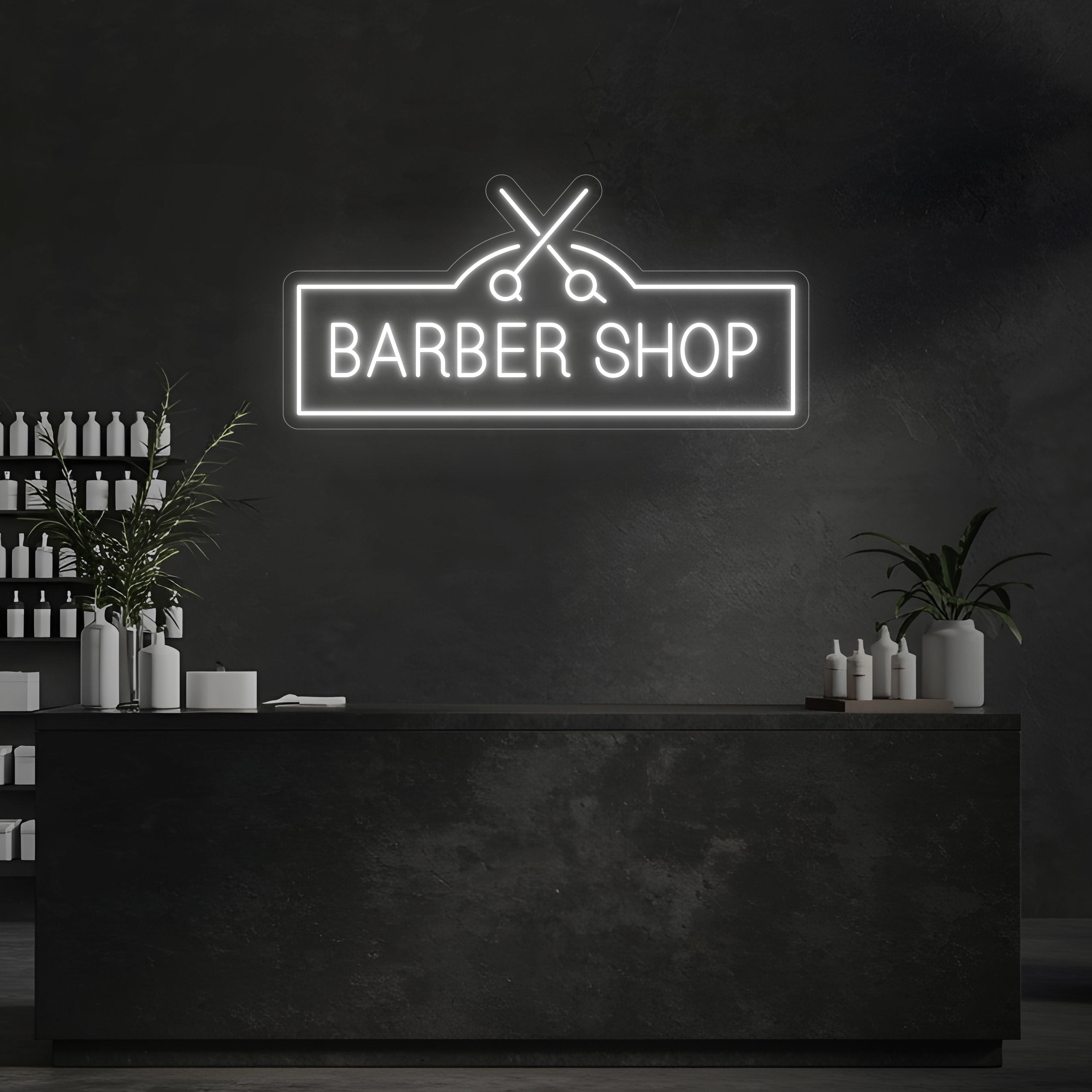 Barber Shop LED Neon Sign