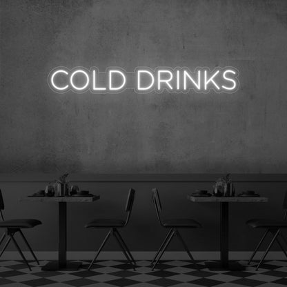 Cold Drinks LED Neon Sign