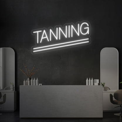 Tanning LED Neon Sign