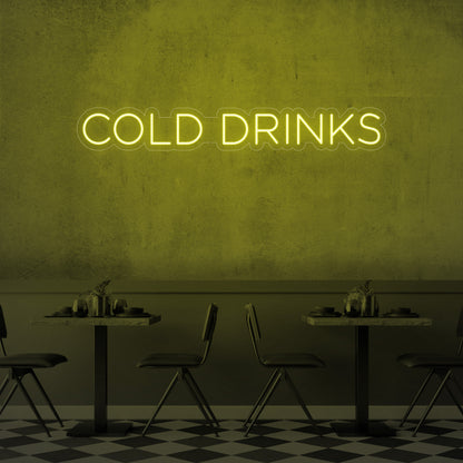 Cold Drinks LED Neon Sign
