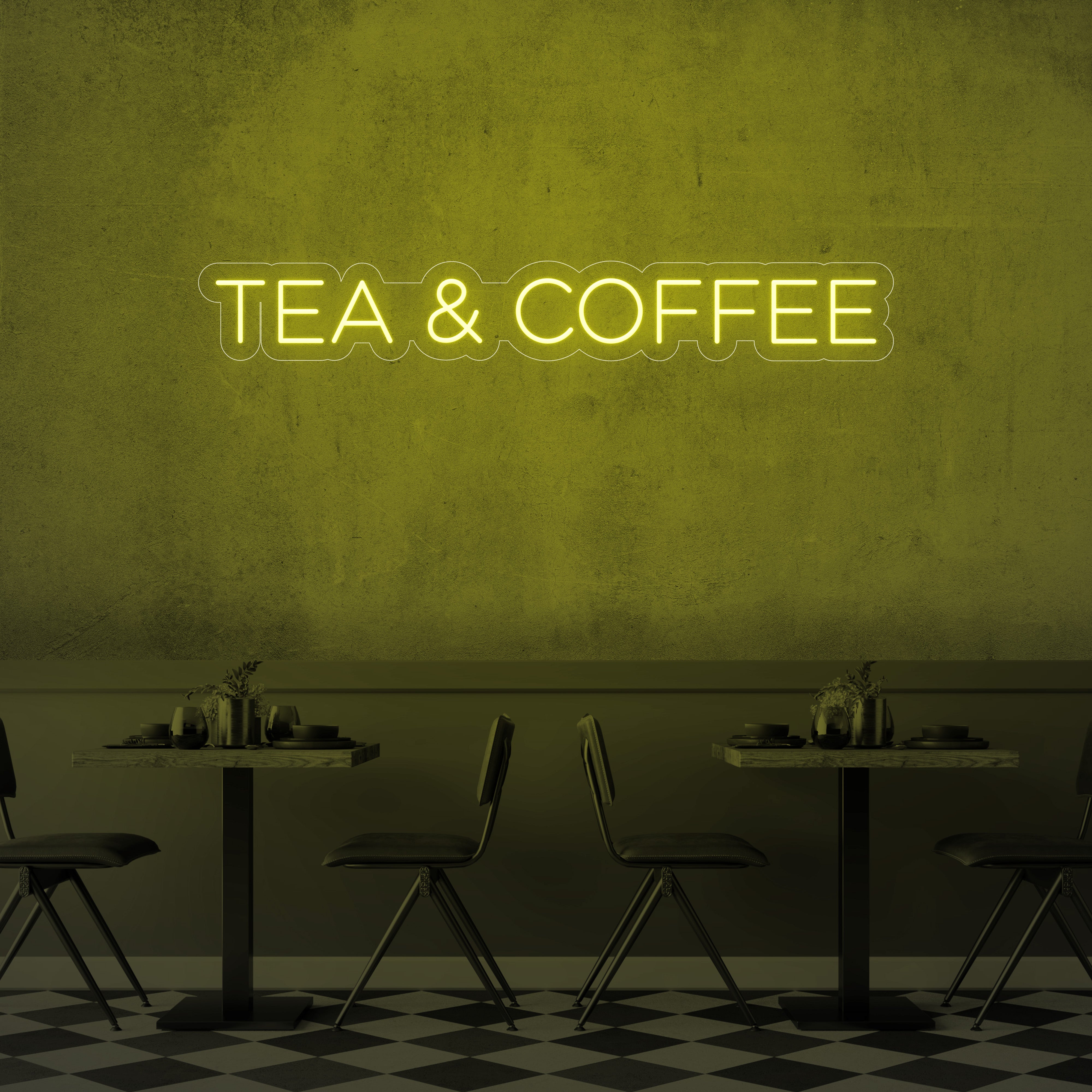 Tea & Coffee LED Neon Sign
