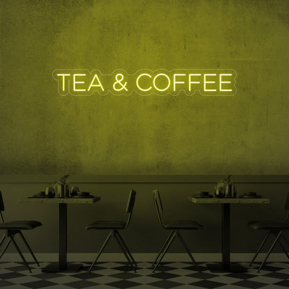 Tea & Coffee LED Neon Sign