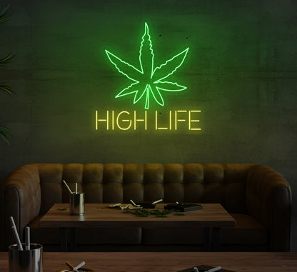 High Life LED Neon Sign