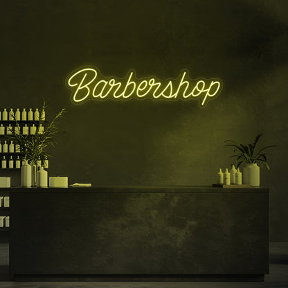 Signature Barbershop LED Neon Sign