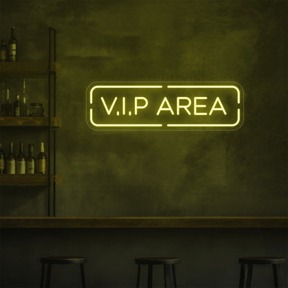 V.I.P Area LED Neon Sign