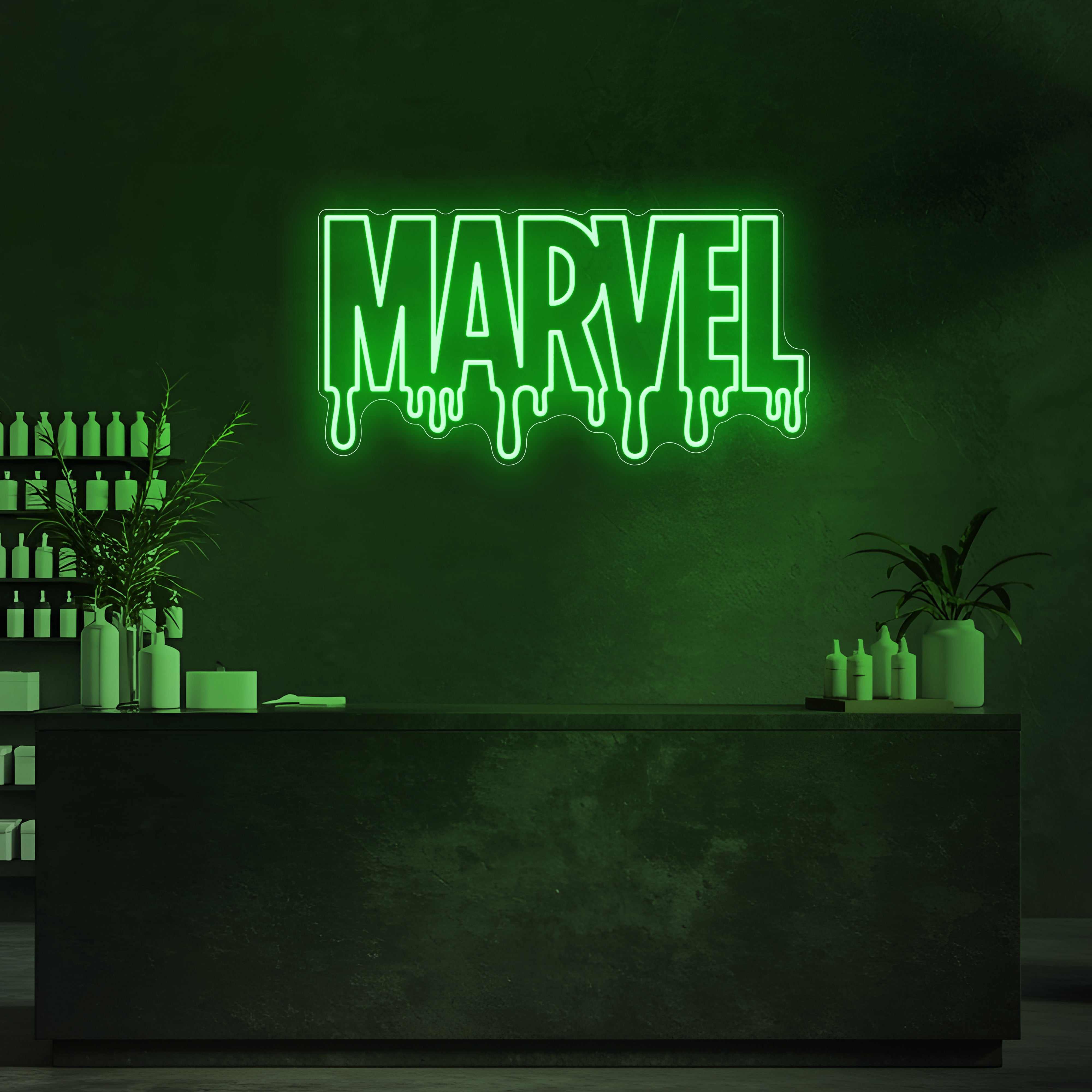 Drip Marvel LED Neon Sign