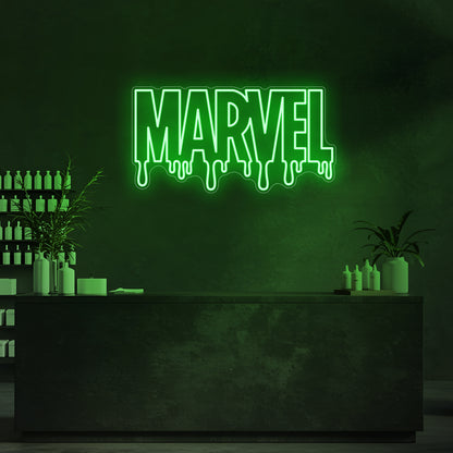 Drip Marvel LED Neon Sign