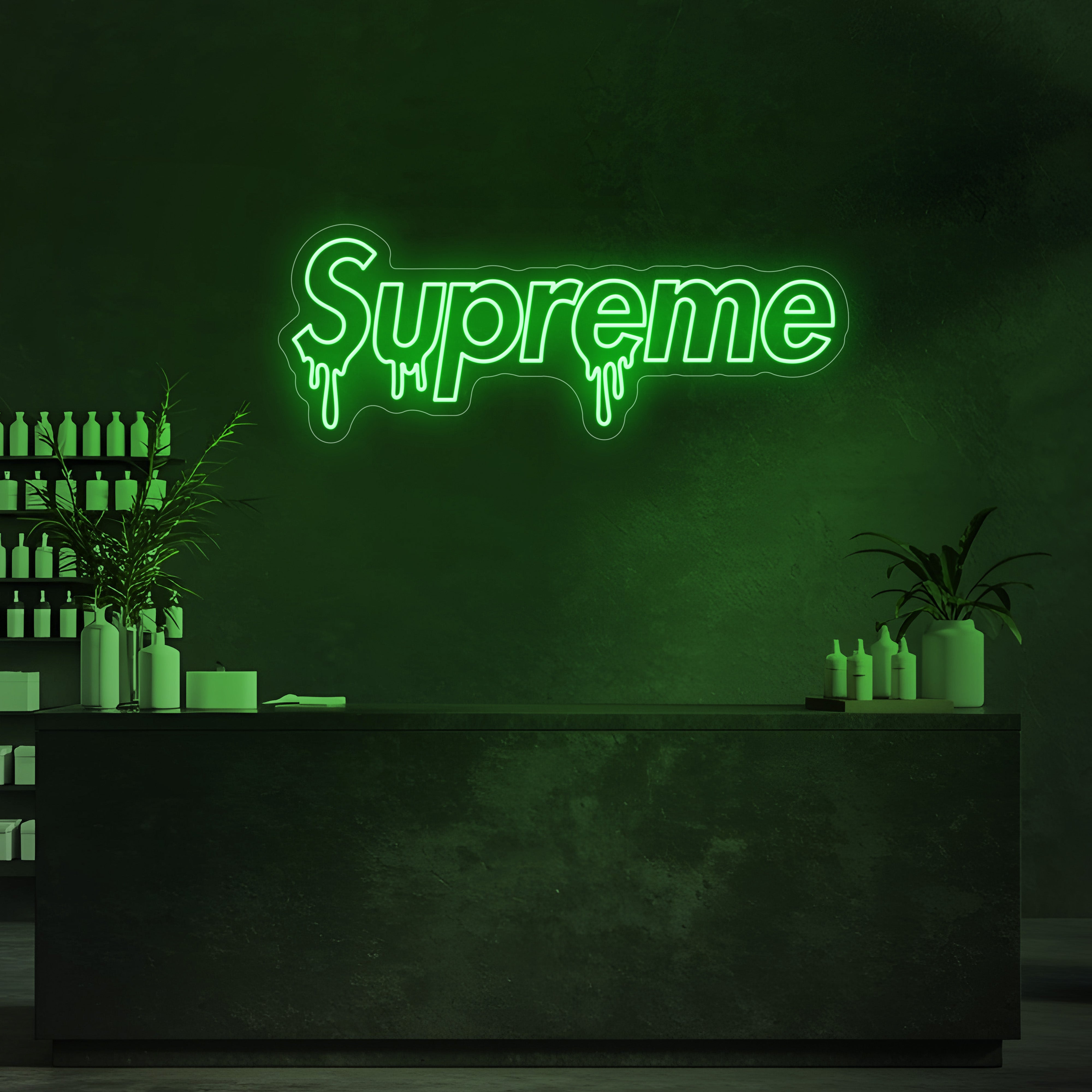 Drip Supreme LED Neon Sign