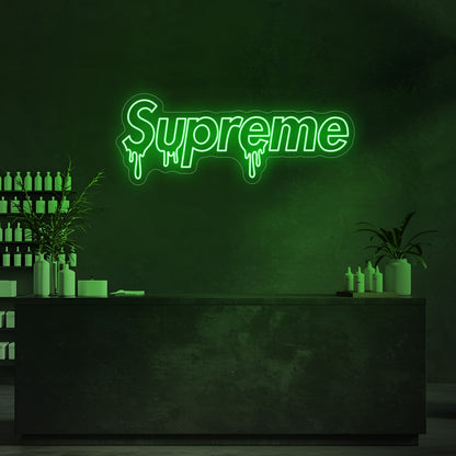 Drip Supreme LED Neon Sign
