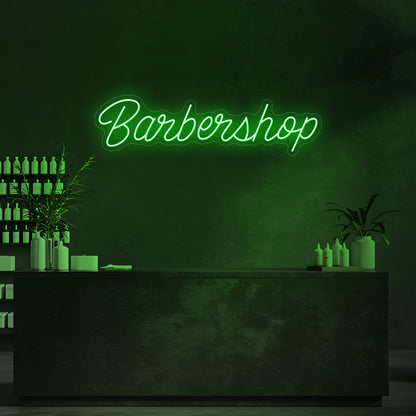 Signature Barbershop LED Neon Sign