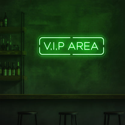 V.I.P Area LED Neon Sign