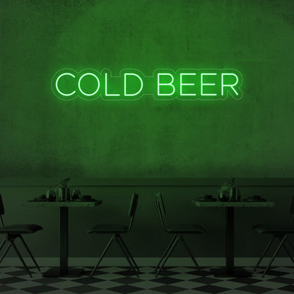 Cold Beer LED Neon Sign
