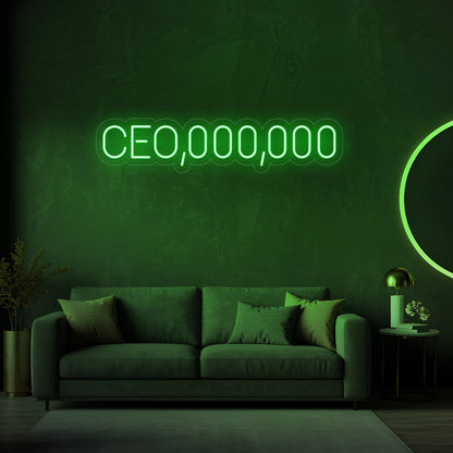 CEO,000,000 LED Neon Sign
