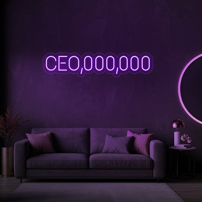 CEO,000,000 LED Neon Sign