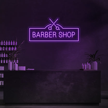 Barber Shop LED Neon Sign