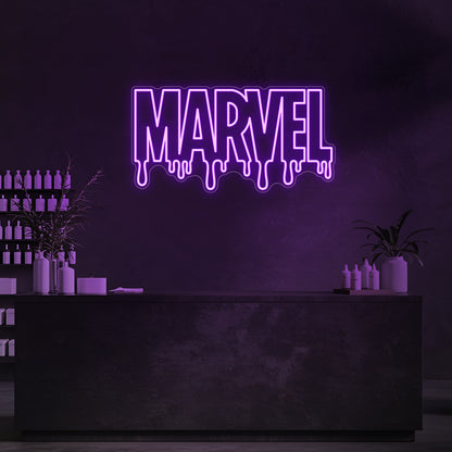 Drip Marvel LED Neon Sign