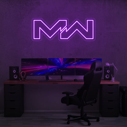 MW Logo LED Neon Sign