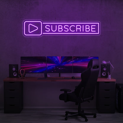 SUBSCRIBE LED Neon Sign