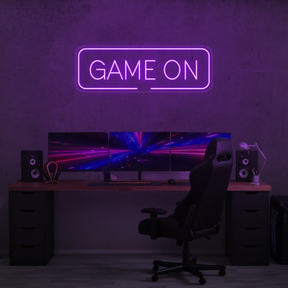 Game On LED Neon Sign
