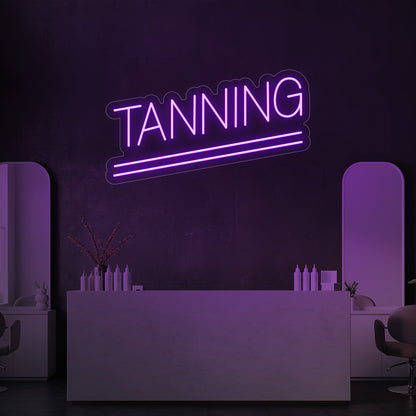 Tanning LED Neon Sign