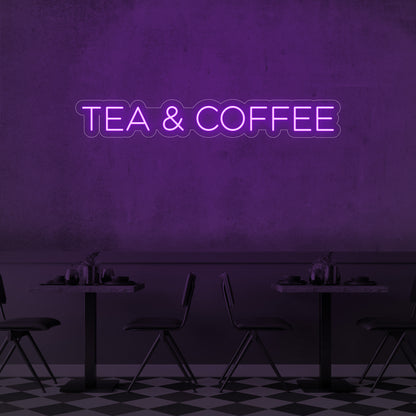 Tea & Coffee LED Neon Sign