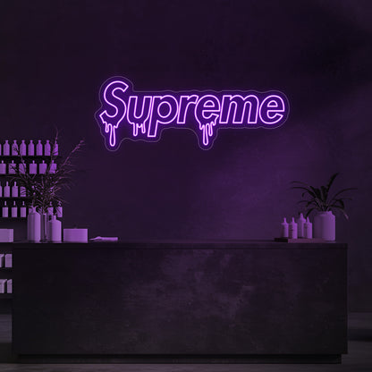 Drip Supreme LED Neon Sign