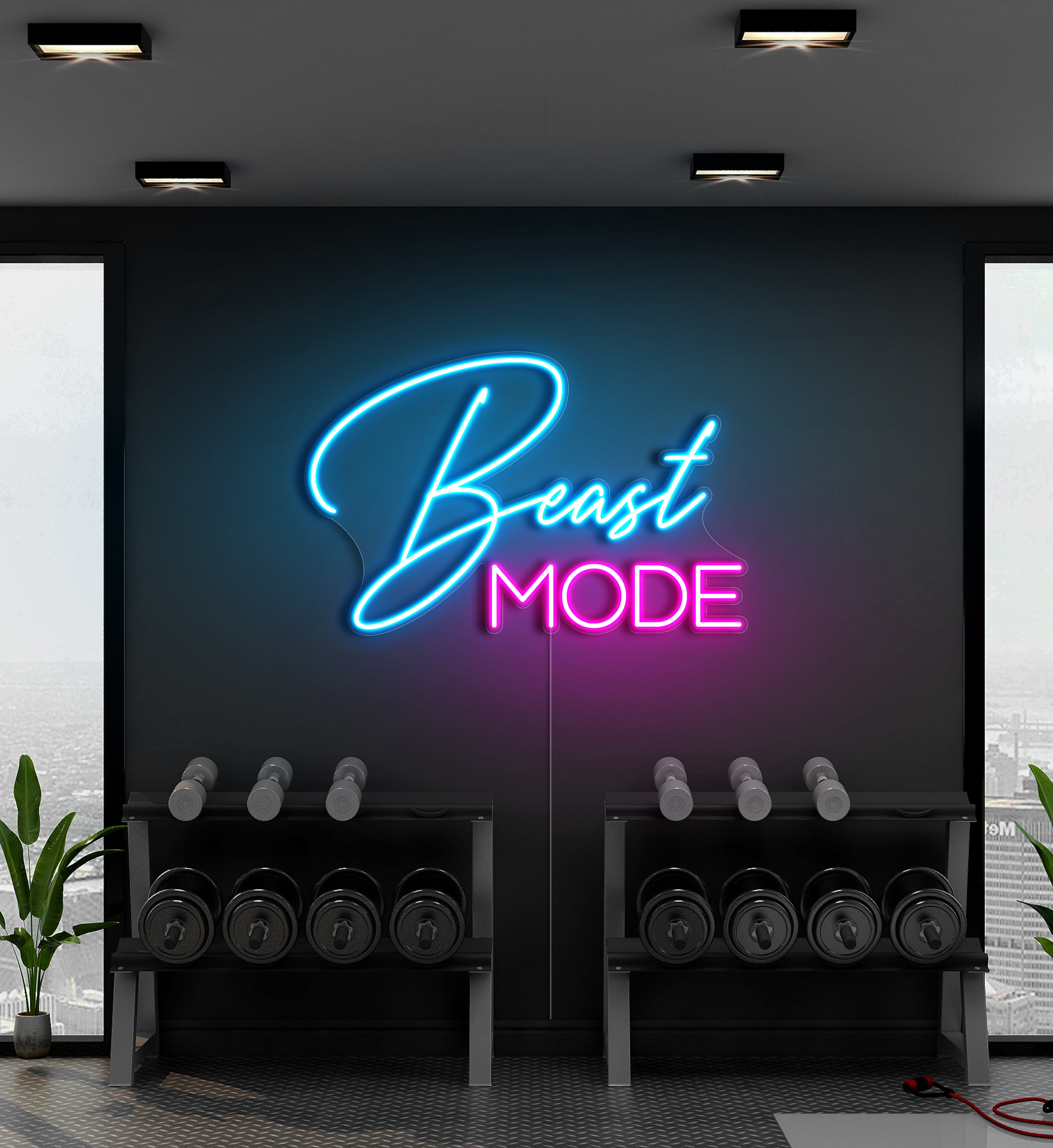 Beast Mode LED Neon Sign