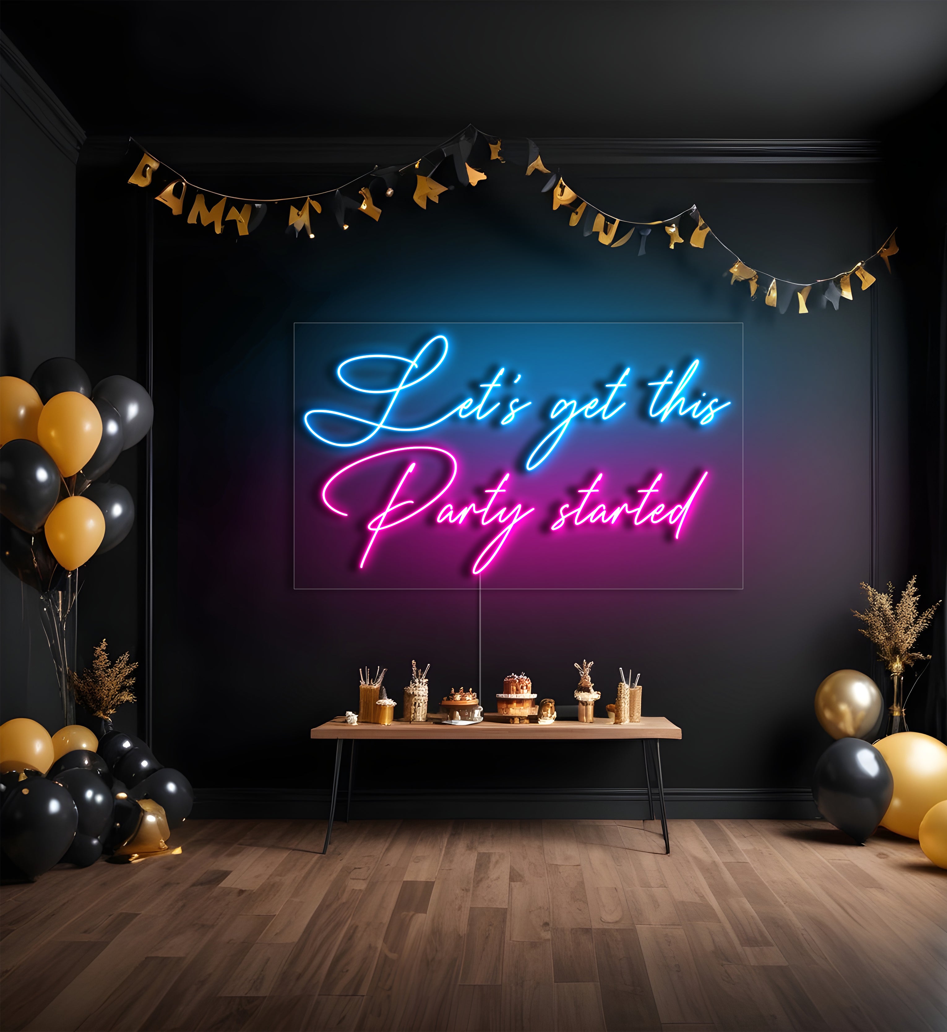 Let's Get This Party Started LED Neon Sign