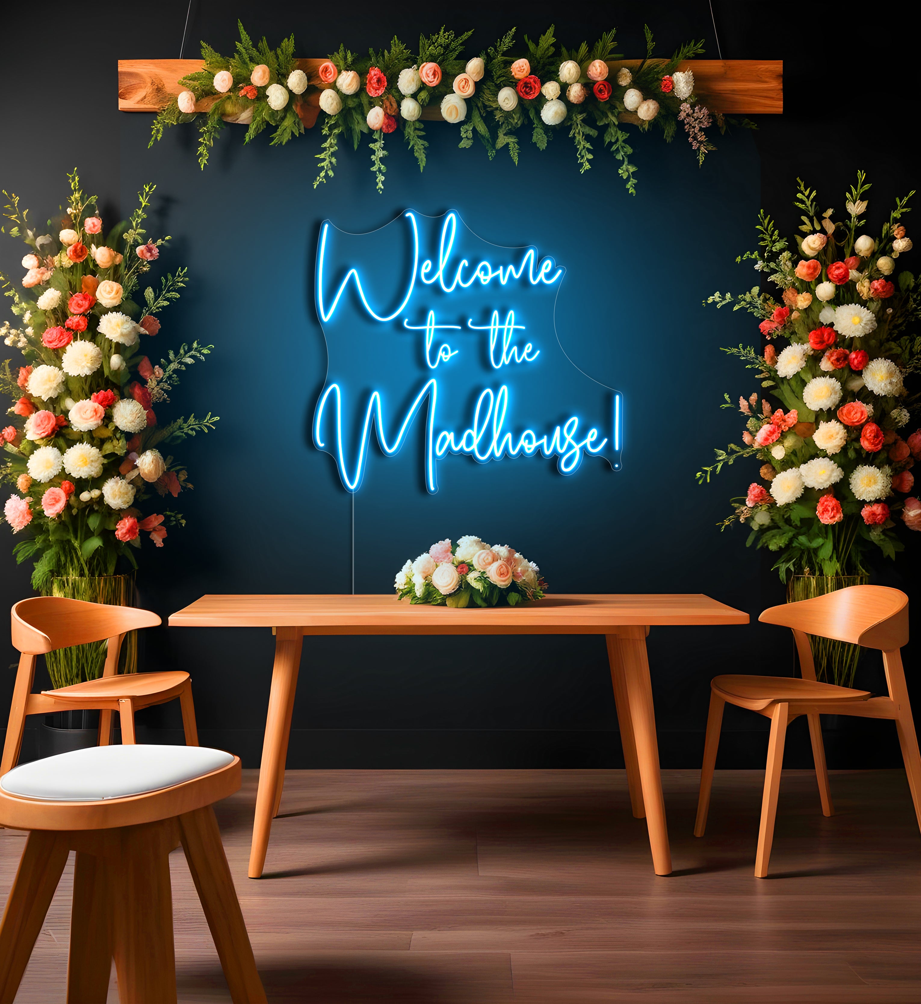 Welcome To The Madhouse! LED Neon Sign