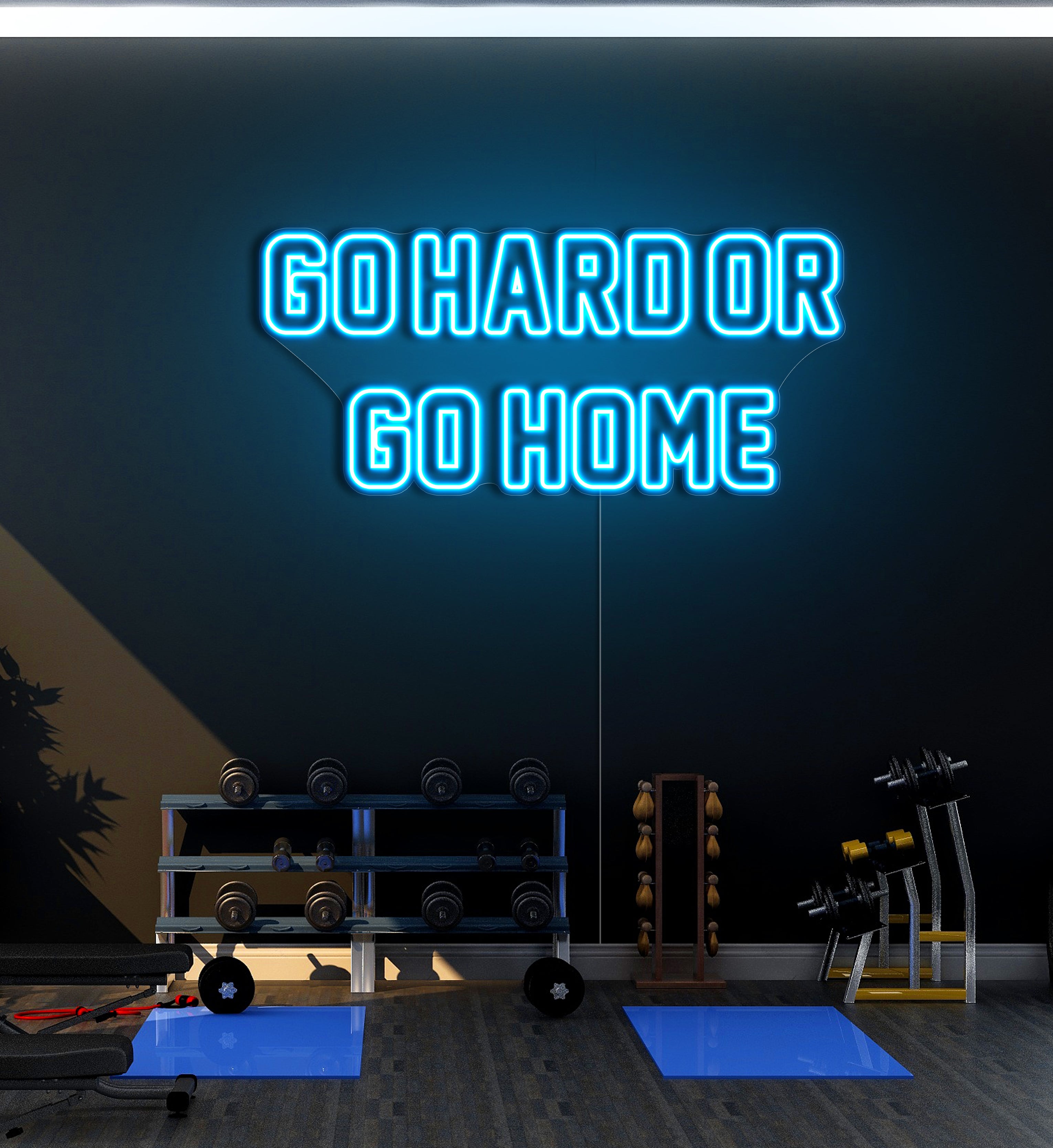 Go Hard Or Go Home LED Neon Sign