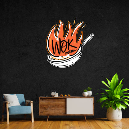 WOK LED Neon Pop Art